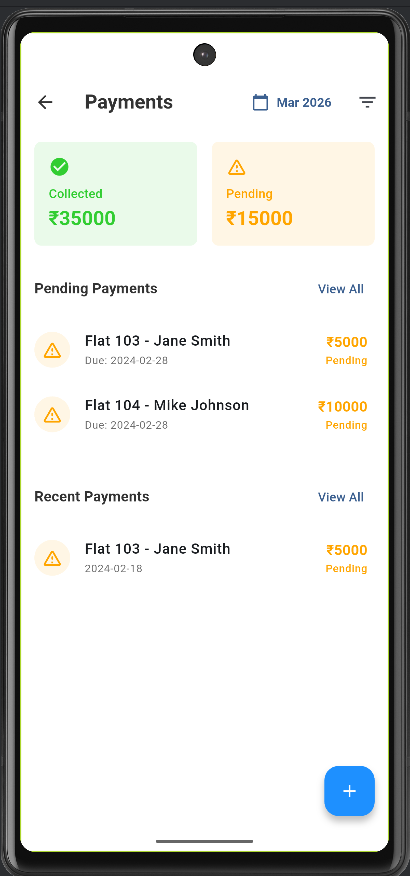 Society Sync Payments Page